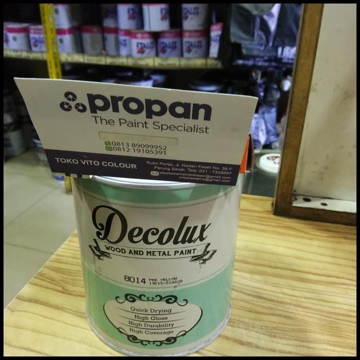 

GRATIS ONGKIR CAT MINYAK DECOLUX 8014 PRE YELLOW !!!