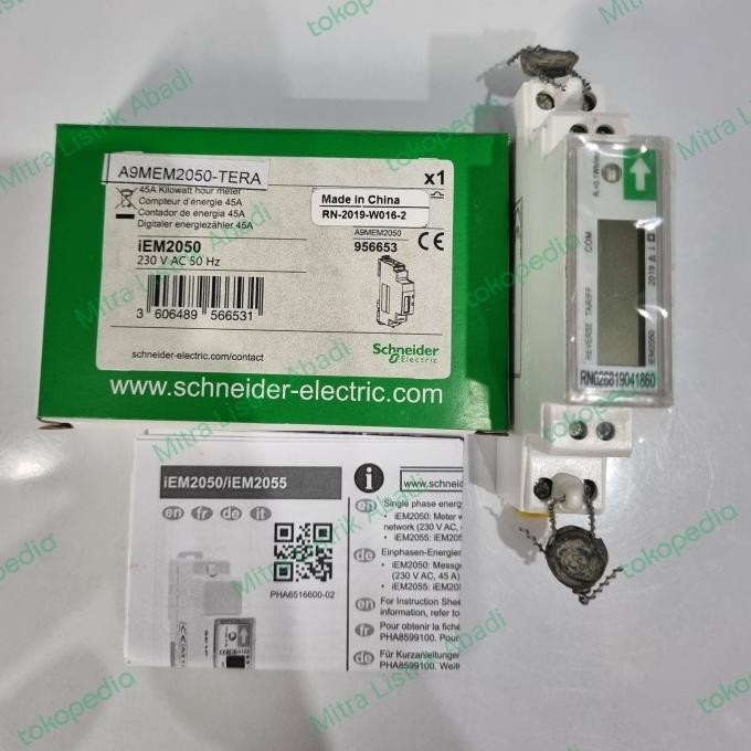 Schneider Kwh Meter A9Mem2050-Tera 1Phase 45A Iem2050