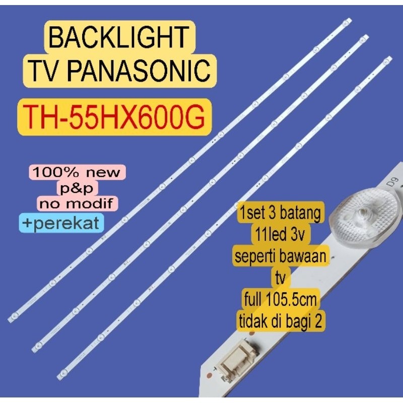 LAMPU LED BL BACKLIGHT TV PANASONIC 55HX600G TH-55HX600G
