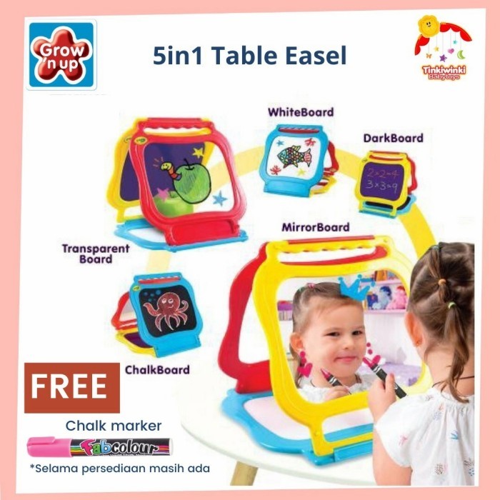 

PROMO! Grow N Up 5in1 Tabletop Easel