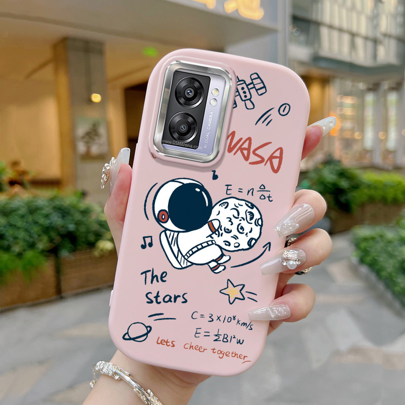 Casing Hp Untuk OPPO A57 2022 A77 2022 A57s A57e A77s Case Casing Softcase astronot HP Kesing pelind
