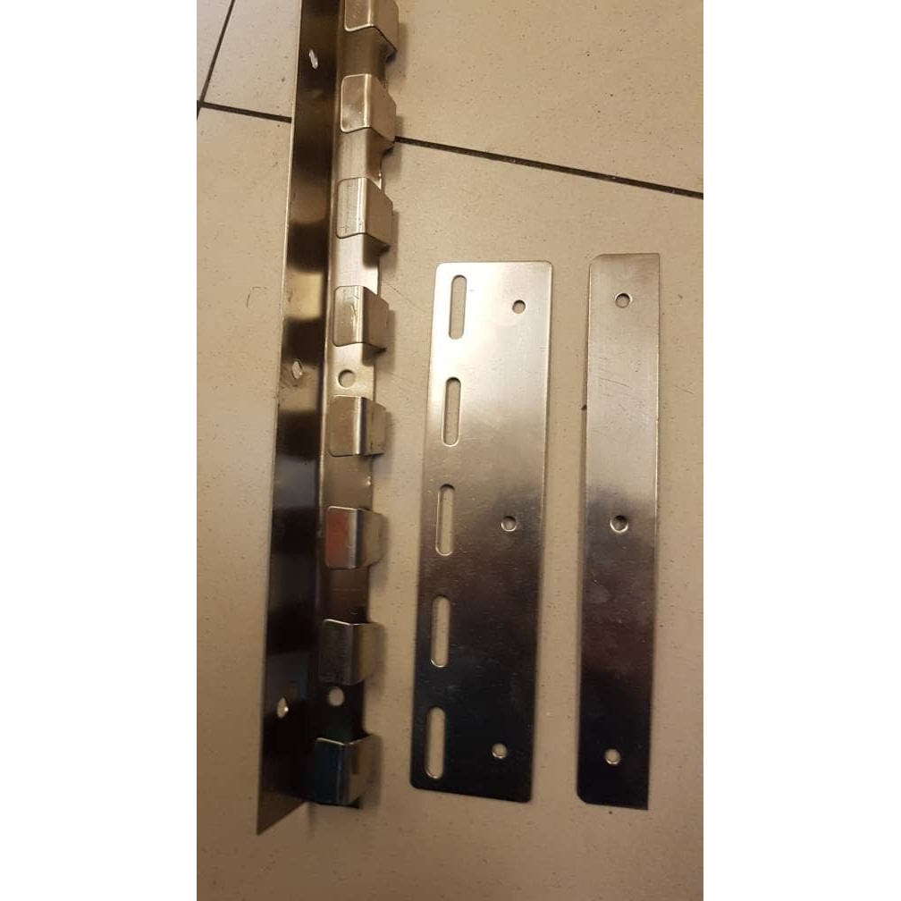 PROMO Rel Tirai Pvc Curtain Stainless