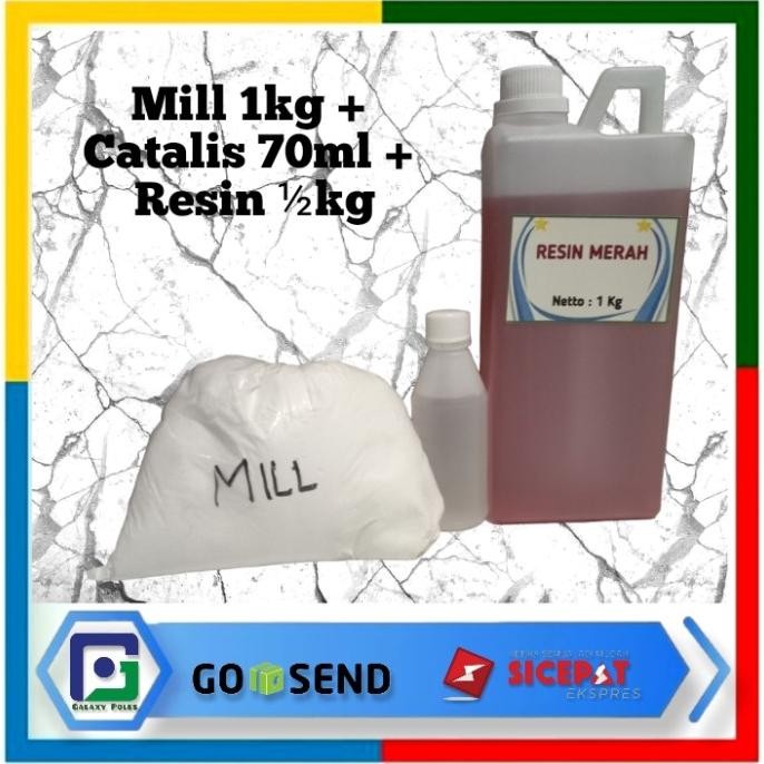 

Promo Paket Resin - Resin Merah COD