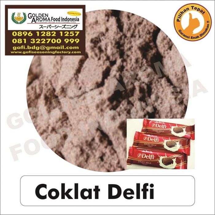 

HOT PROMO Bumbu Tabur Coklat Delfi 1Kg Bubuk Tabur Cokelat Delfi Choco Powder