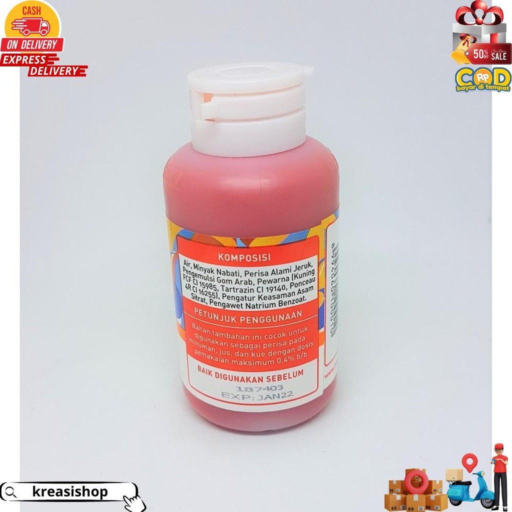 

Perasa Dan Pewarna Red Bell Rasa Orange Base Special 55Ml Bj Sale