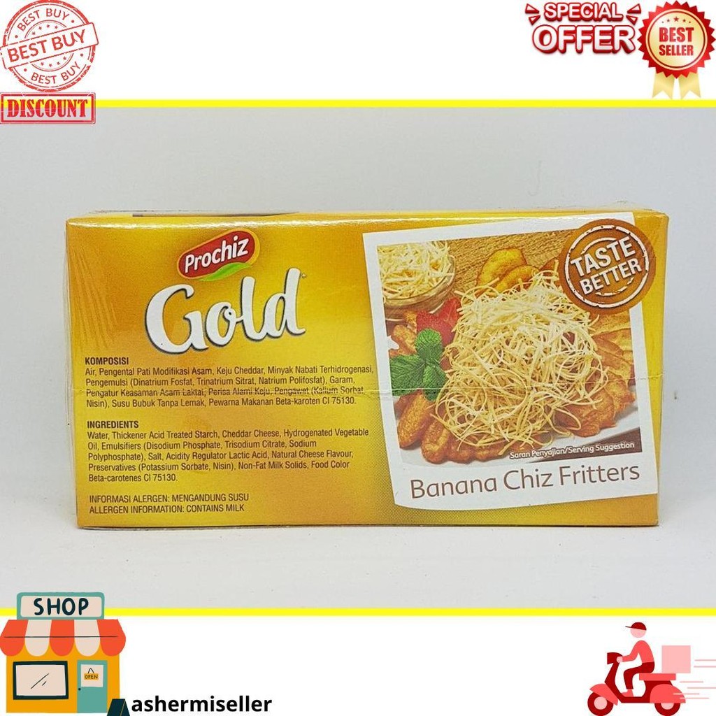 

Keju Prochiz Gold Cheddar 170 Gr Bj Termurah