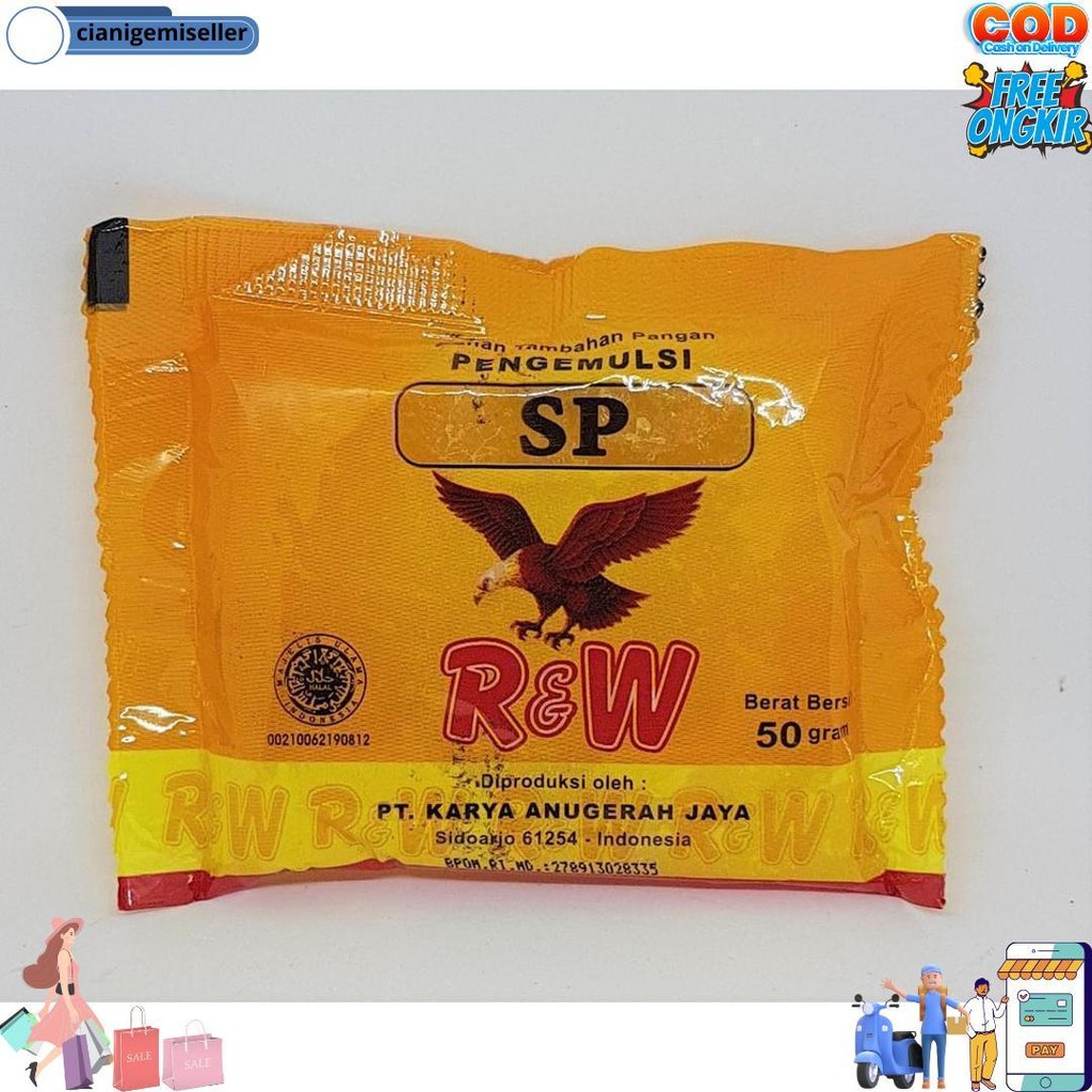 

Emulsifier Kue/Pengemulsi Kue/ Sp 50 Gr R&W Rajawali Bj Promo 1.1