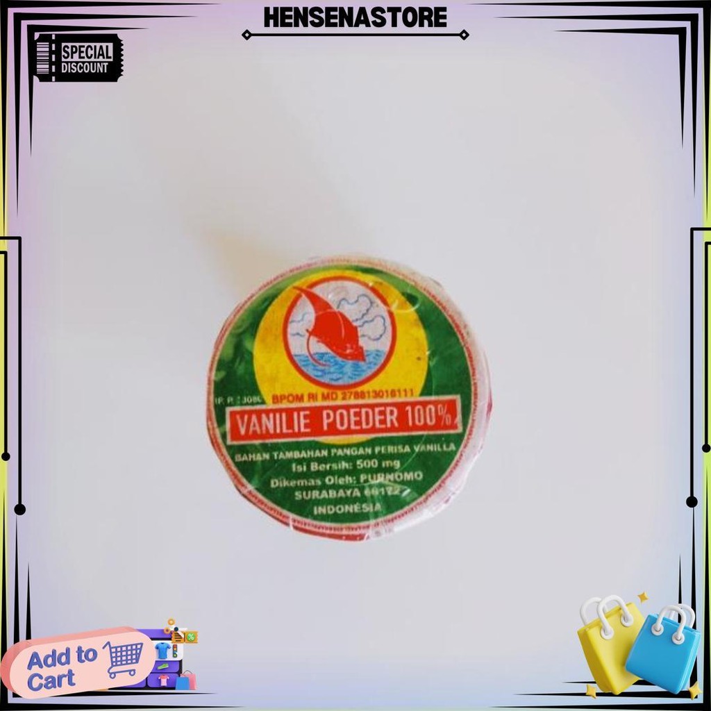 

Vanilie Powder Vanili Bubuk Cap Kapal Layar Lajar 1 Slop Bj Promo 1.1