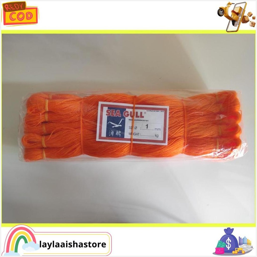 

Tali Tampar Tali Tambang 1Mm Sea Gull Ecer Original Produk