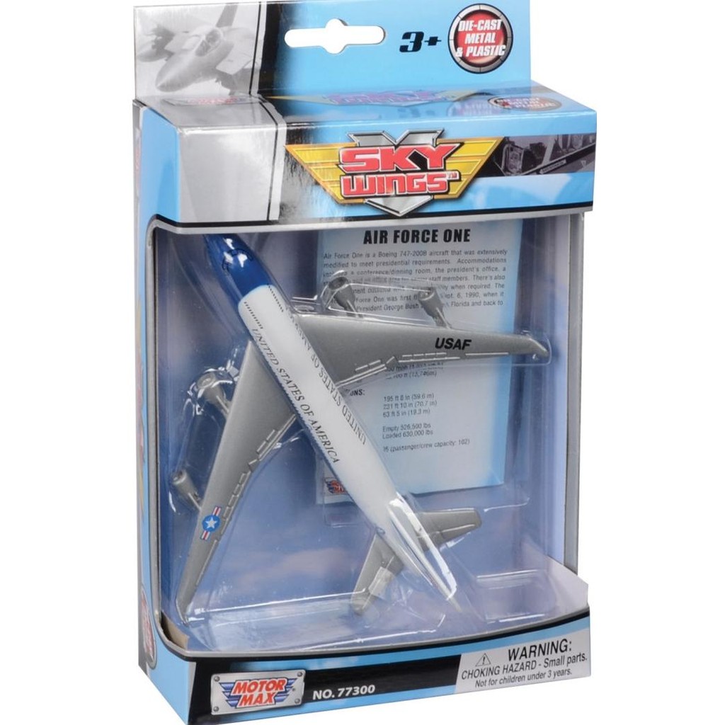 

diskon! iecast pesawat motormax sky wings 1:100 motormax sky wings 77300