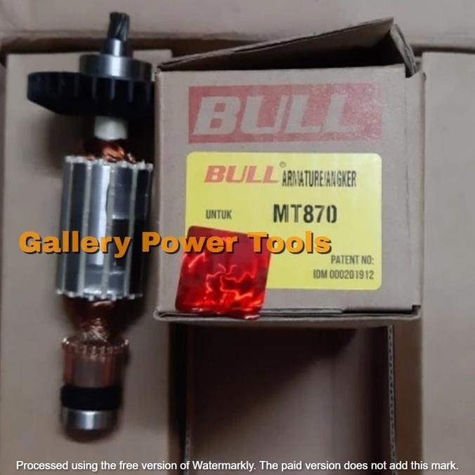 Armature BULL FOR mesin rotary hammer drill maktec mt 870 mt871 mt 871