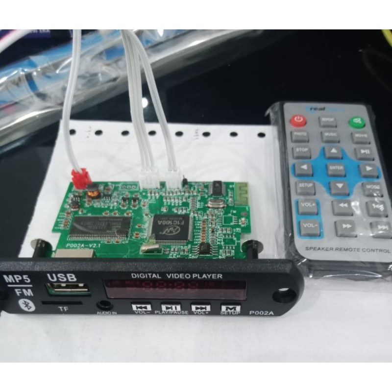 kit modul bluetooth,mp5,mp4,MP3, USB,FM,kit rakitan digital player kit modul pemutar video