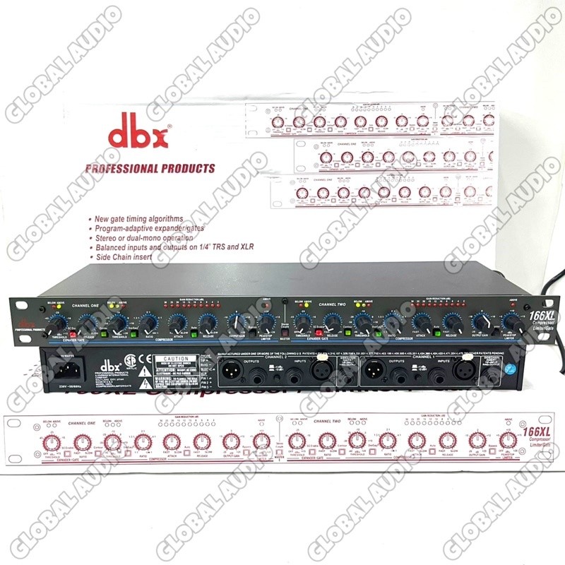 Compressor DBX 166Xl Grade A Professional Compresor Limiter Dbx 166 xl dbx166 xl ( Bisa Cod )