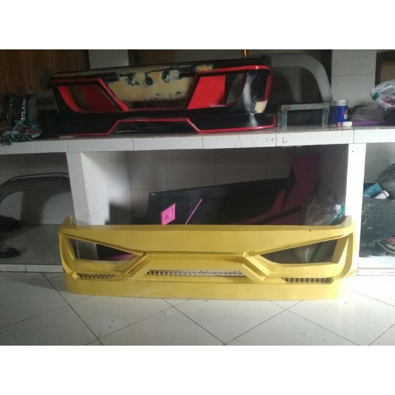 Bemper Truck Canter Bahan Plat Model Lampu Sigra