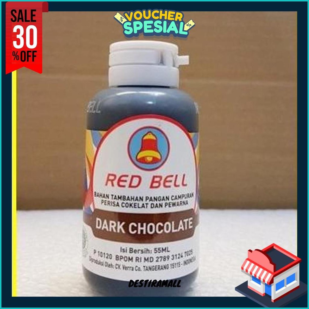 

Pewarna Dan Perisa Red Bell Rasa Dark Chocolate Coklat 55Ml Termurah Banget