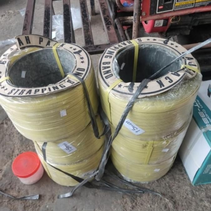 

Sale Tali Strapping Band Plastik 15Mm Tali Packing Tali Paking Klem