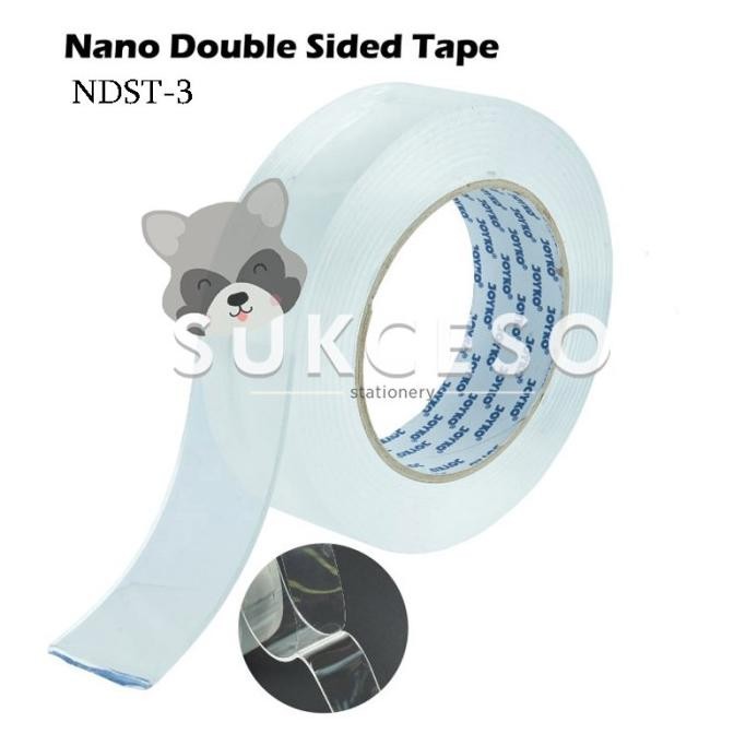 

Sale Joyko Nano Double Side Tape Transaparan Ndst-3 30Mm X 3M Berkualitas