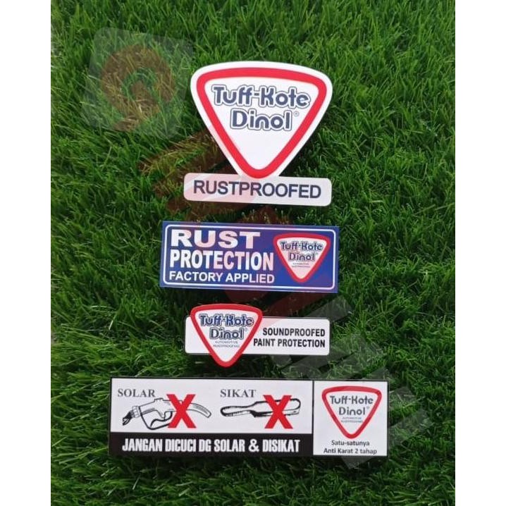 

Sale Sticker Tuff Kote Dinol Paket Hemat