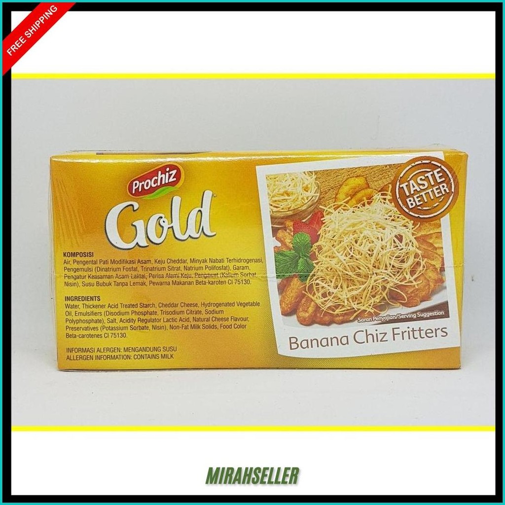 

Keju Prochiz Gold Cheddar 170 Gr Terlaris