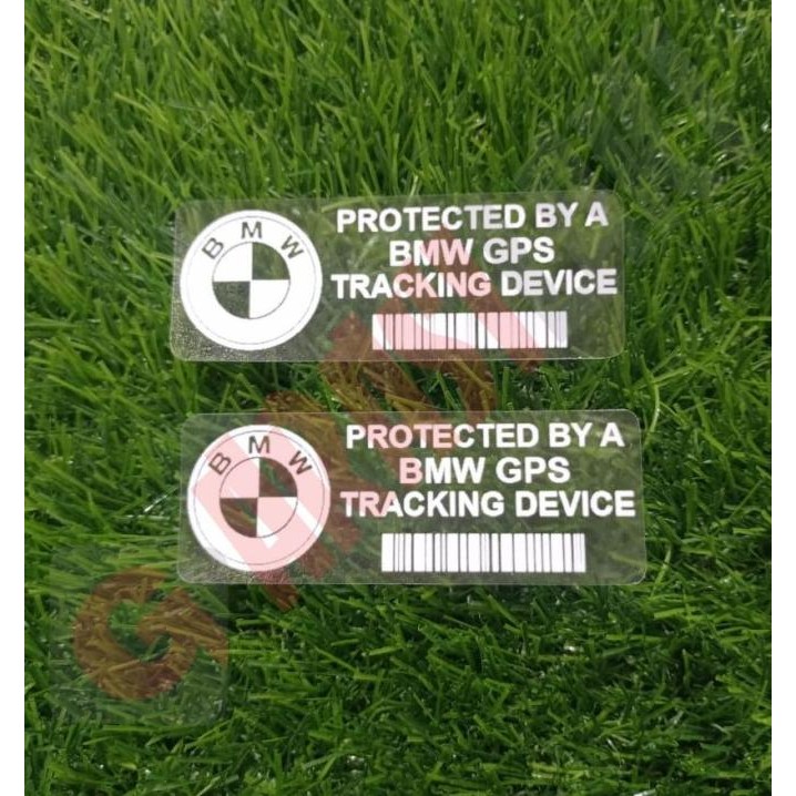 

Sale Sticker Bmw Gps Protected By A Tracking 1 Set Tempel Dalam