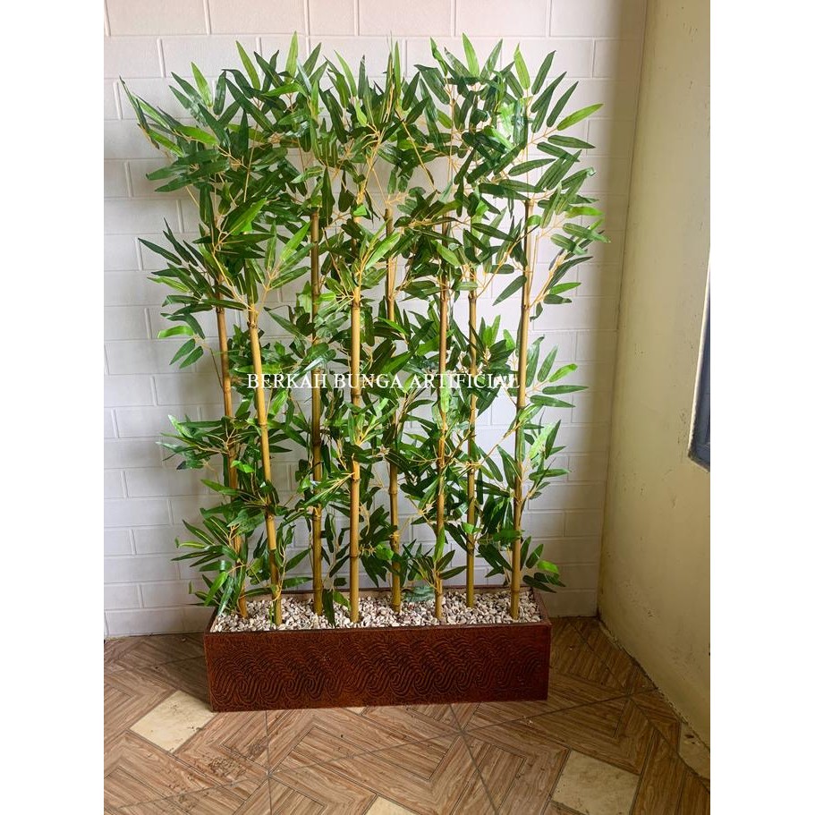 Bambu Partisi 2Meter- Penyekat Ruangan- Partisi Ruangan- Artificial