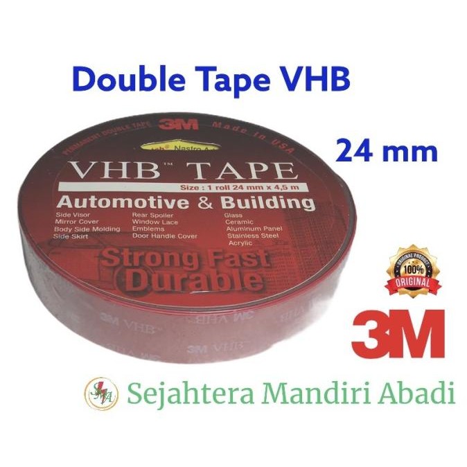 

Sale Double Tape 3M Original Vhb 24Mm Merah Abu