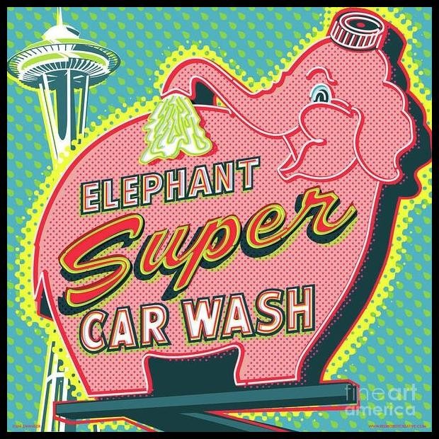 

TERBARU STICKER USA BRAND ELEPHANT SUPER C4RWASH STIKER !!!!!!