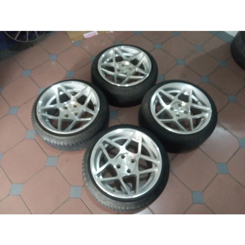 Velg Mobil Second Ring 16 Untuk Mobil Jazz Brio Calya Sigra Model Celong