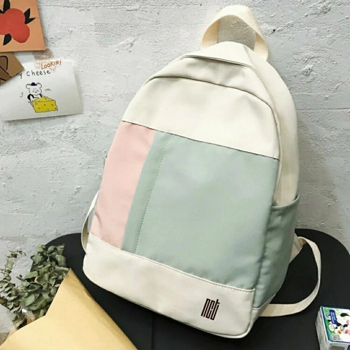 TERLENGKAP tas wanita korean style nct ransel sekolah murah original terbaru