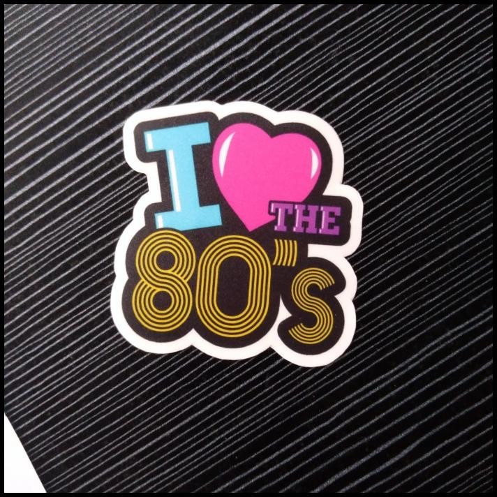 

BEST DEAL STICKER VINTAGE RETRO I LOVE THE 80S JADUL KLASIK !!!!!