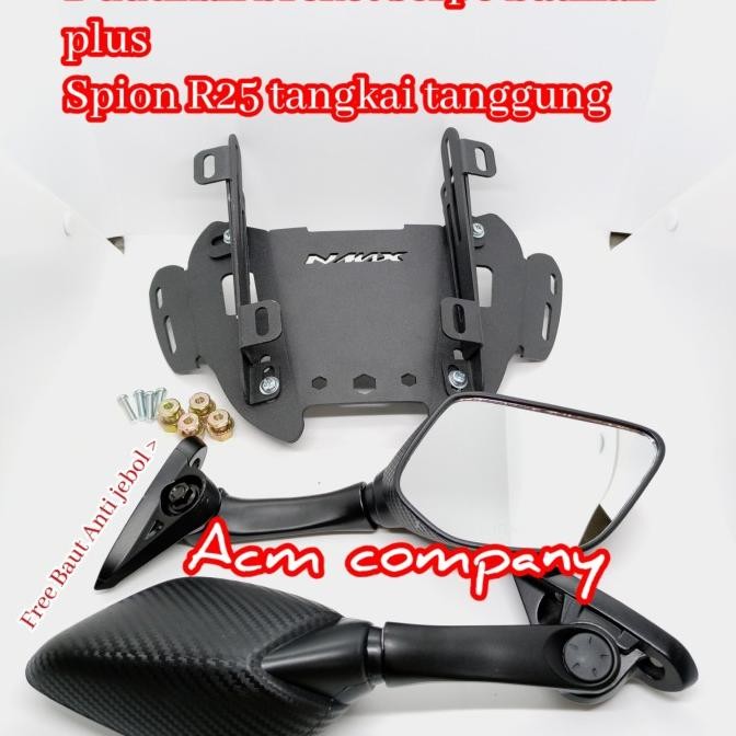 READY SPION VARIASI NMAX NEW 2020 2021 SPION R25 TANGGUNG PLUS BREKET BATMAN