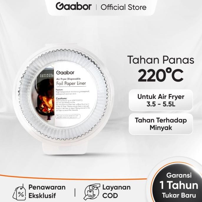 

sale! air fryer paper kertas alas air fryer 20 pcs anti lengket tahan minyak