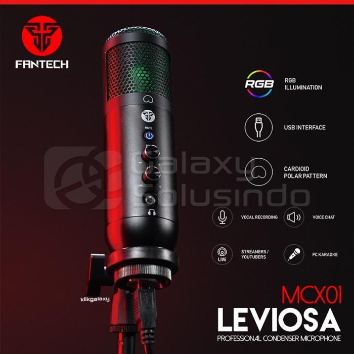 Hilmawanmall - Fantech Mcx01 Leviosa Microphone Condenser