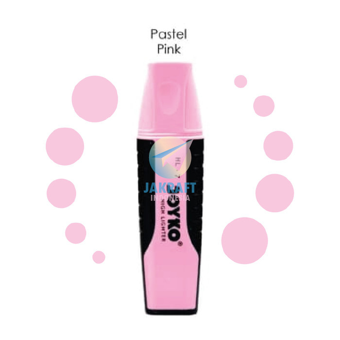 

Highlighter Marker Joyko Hl-7 Warna Merah Muda Pink Pastel