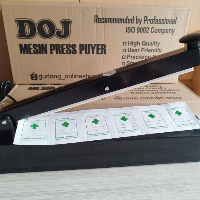 

sale! alat press kertas puyer / impluse sealer 30 cm