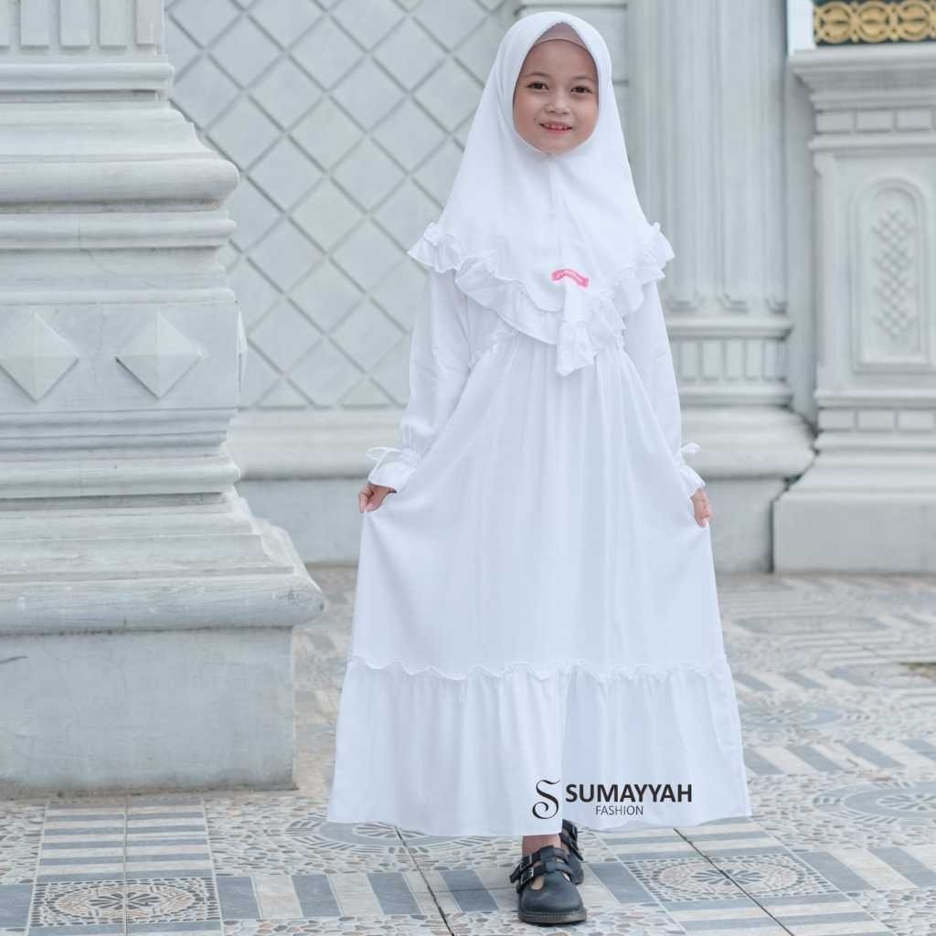 Gamis Anak Gaun Ngaji Perempuan Maxydres Mididres Brukat Tanggung Games Ank2 Remaja Lebaran 2025 Idu