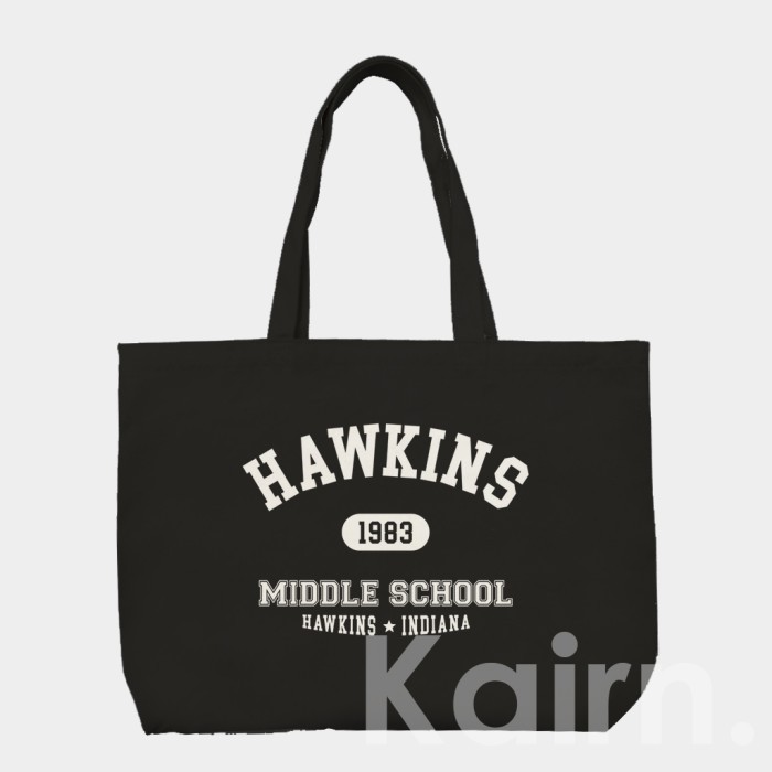 MURAH Nudie Bag Magnet/ ToteBag kanvas Hawkins - Middle School