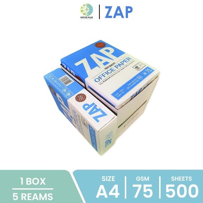 

sale! kertas hvs a4 75gr / kertas murah a4 / kertas a4 - (zap 1 dus/5 rim)