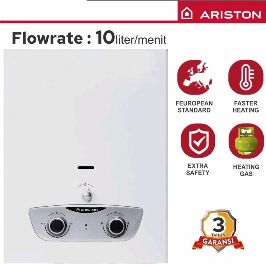 Water Heater Gas Ariston FAST R 10 Liter
