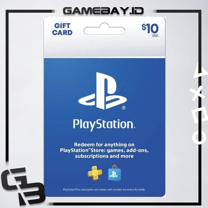 Psn Card Playstation Usd 10 / 10 Dollar Network United States Wallet $10 / Usa / Amerika