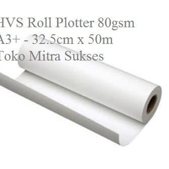 

sale! kertas hvs roll plotter 80gsm a3+ - 32.5cm x 50meter