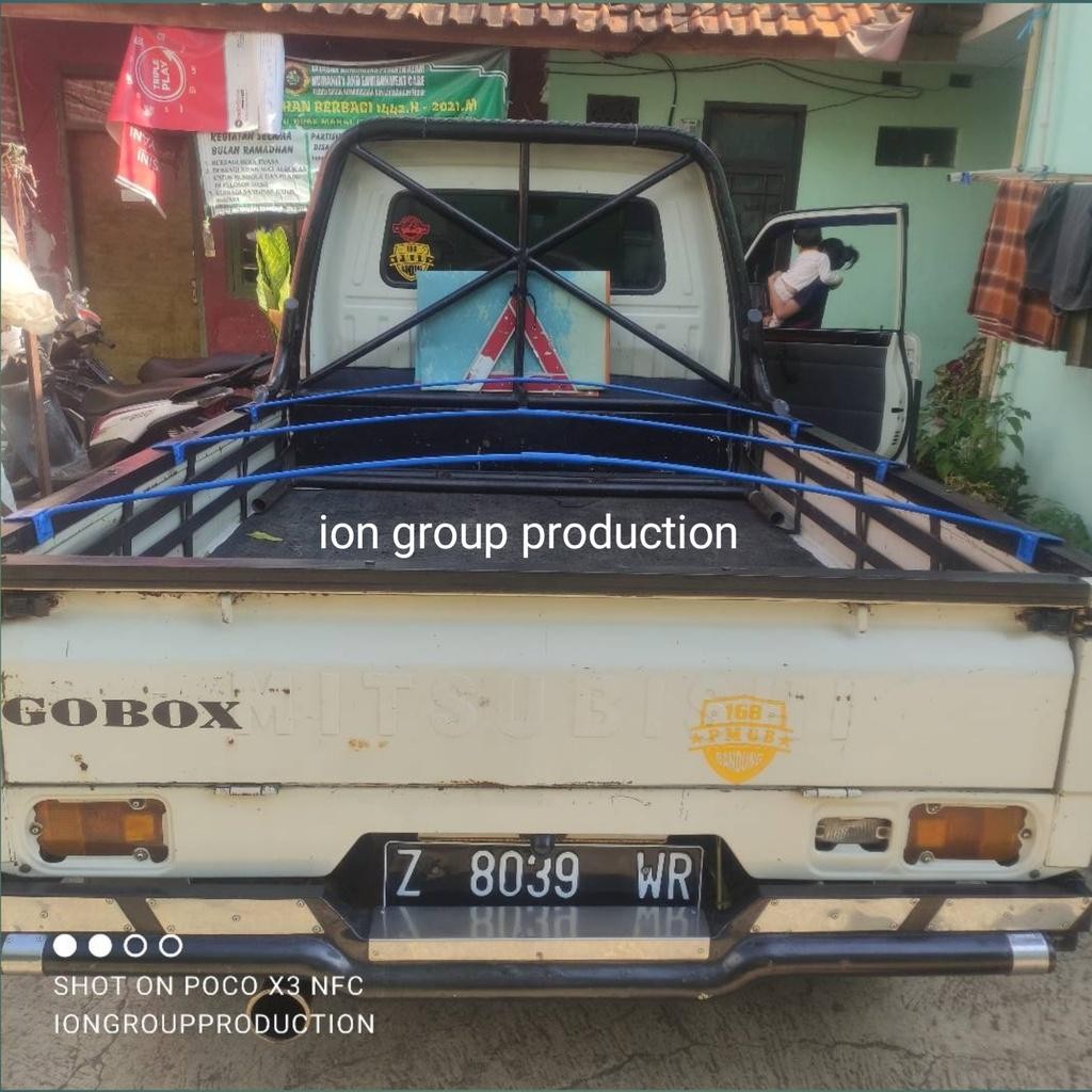 Palang Besi Terpal Mobil Pick Up Futura/T120Ss/Newcarry/Grandmax/L300/Fhanther/Superlong/Apv/Kijang