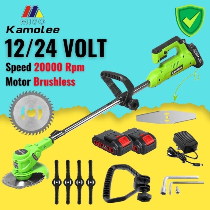 Mesin potong rumput 24V Mesin Pemotong Rumput mesin rumput baterai