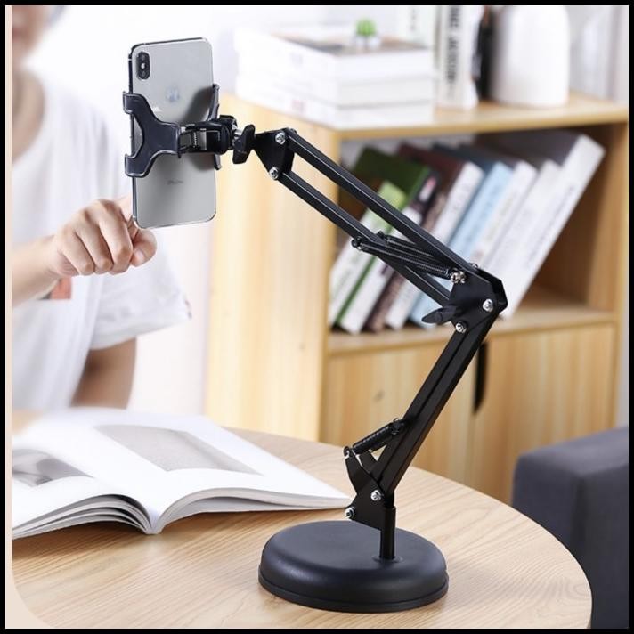 S77 Holder Meja Stand Liftable Phone Holder 360 Lazypod Hp Bracket