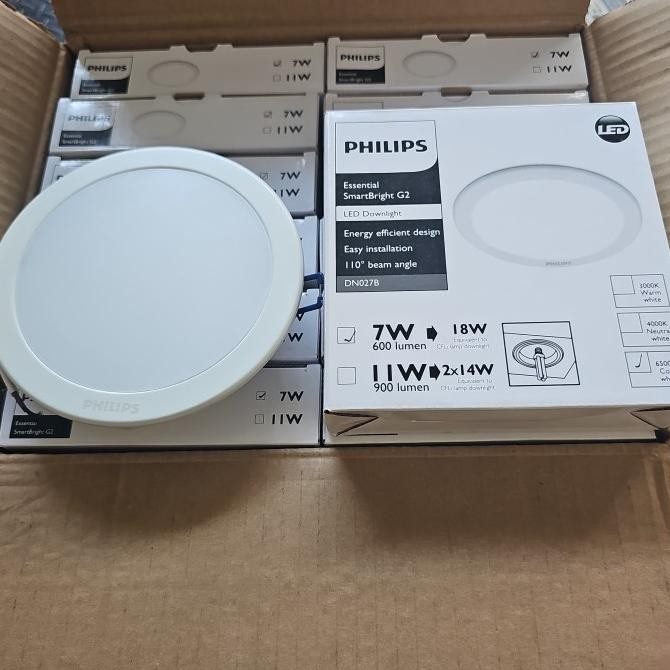 NEW PHILIPS ERIDANI 7.5W 6500K 59262 / DOWNLIGHT PHILIPS ERIDANI 7.5W