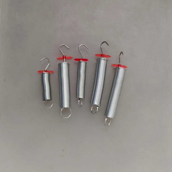 

PROMO! per pegas spiral 1 set isi 5 alat peraga 0.5 N, 1 N, 2 N, 3 N, 5 N