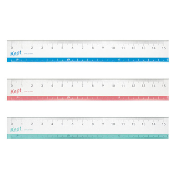 

TERLARIS! Raymay Kept Matte Ruler 15cm Anti Slip Pastel Color Penggaris Acrylic