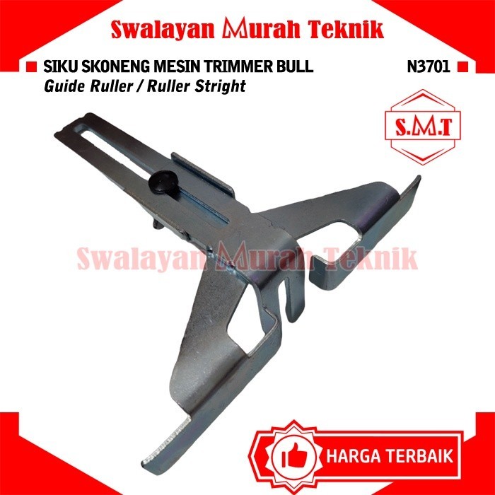 

PROMO! BULL Penggaris Trimmer N3701 Siku Skoneng Straight Guide Ruller Tebal