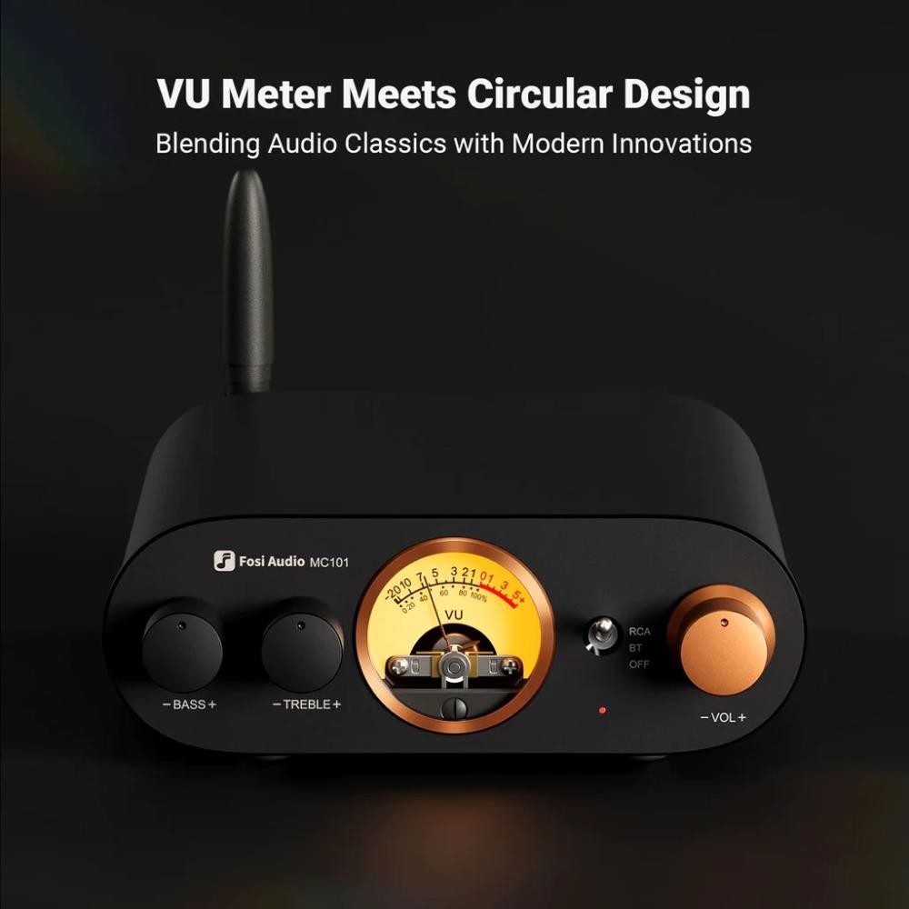 Mini Bluetooth Stereo Amplifier With VU Meter MC101 Amplifier Headphone Xinyi Headset Streo Whuzi Ou