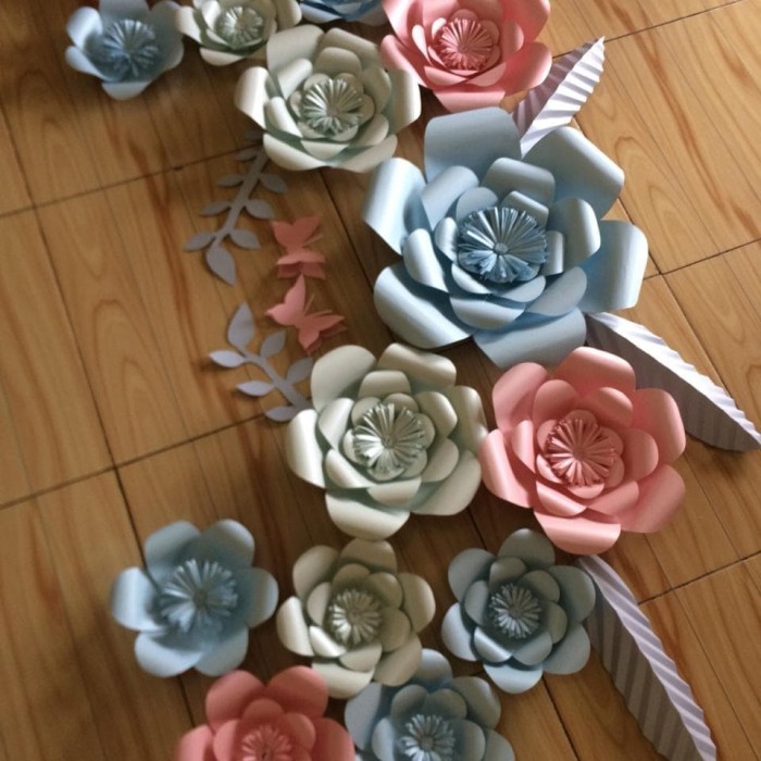 

TERLARIS! paper flower palet C isi 15